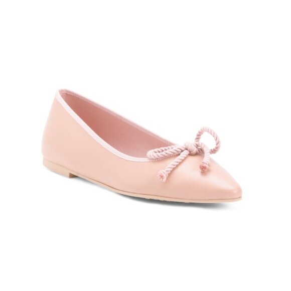 PRETTY BALLERINAS Pink Made In Spain Leather Taira Ballet Flats - Picture 1 of 2